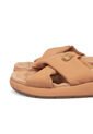 Sandalia Plana Nobuck Nude-Camel Modare de MODARE