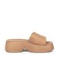 Sandalia Plataforma Nude-Camel Modare de MODARE