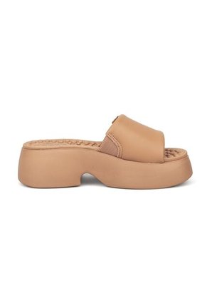 Sandalia Plataforma Nude-Camel Modare