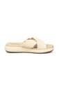 Sandalia Plana Nobuck Crema Modare de MODARE