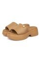 Sandalia Plataforma Café-Camel Modare de MODARE