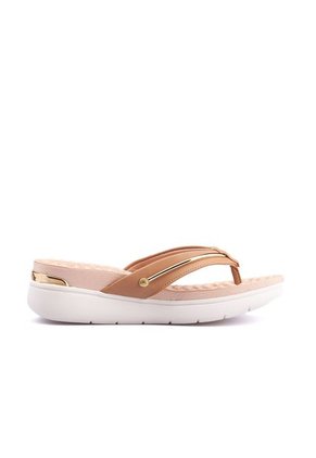 Sandalia Tacón Corrido Camel-Crema-Dorado MODARE