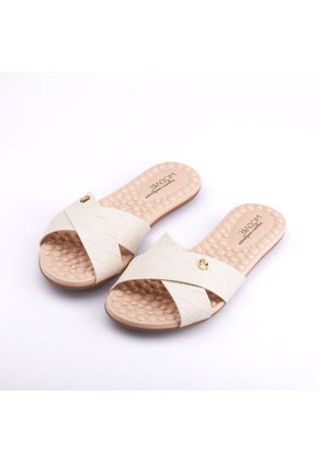 Sandalia Plana Marfil Modare