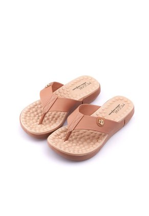 Sandalia Tacón Corrido Nude-Dorado MODARE