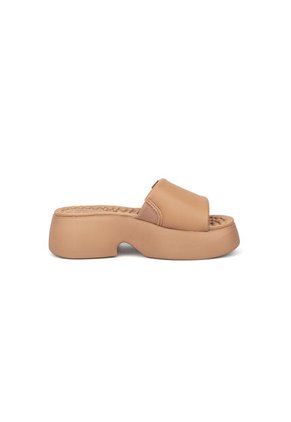 Sandalia Plataforma Nude-Camel Modare