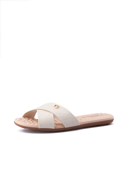 Sandalia Plana Marfil Modare