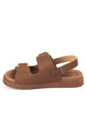 Sandalia Plana Comfort Café-Avellana Modare