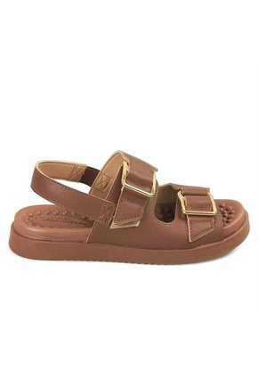 Sandalia Plana Comfort Café-Avellana Modare