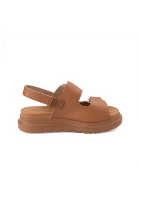 Sandalia Plana Chunky Camel Modare