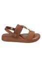 Sandalia Plana Casual Café-Avellana Modare de MODARE