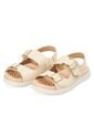 Sandalia Plana Comfort Blanco-Crema Modare de MODARE