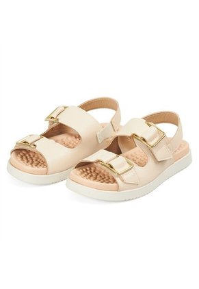 Sandalia Plana Comfort Blanco-Crema Modare