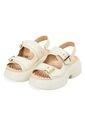 Sandalia Chunky Comfort Plataforma Blanco-Marfil Modare de MODARE
