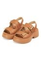 Sandalia Chunky Comfort Plataforma Cafe-Camel Modare de MODARE