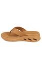 Sandalia Plana Tres Puntadas Café-Camel Modare de MODARE