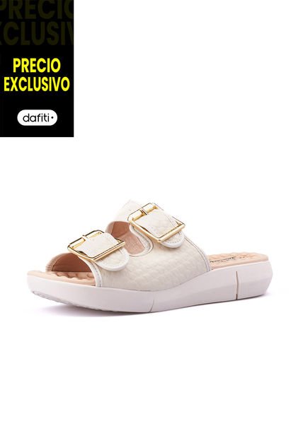 Sandalia Crema-Dorado MODARE