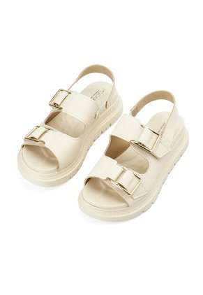 Sandalia Plana Chunky Crema Modare