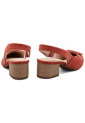 Tacón Bajo Rojo MODARE