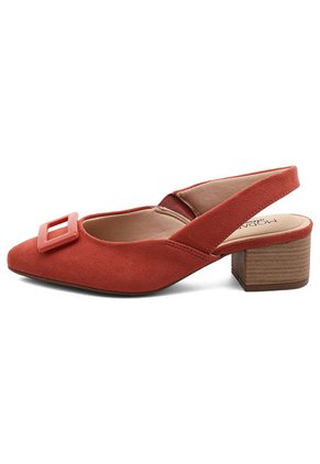 Tacón Bajo Rojo MODARE