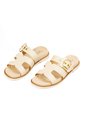 SANDALIA PLANA FLOATHER CREMA MODARE de MODARE