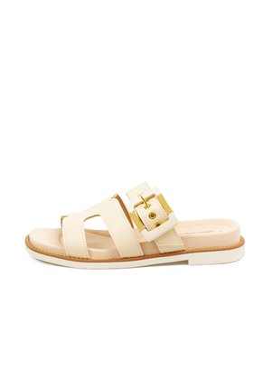 SANDALIA PLANA FLOATHER CREMA MODARE