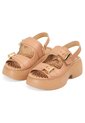 Sandalia Chunky Comfort Plataforma Nude Modare de MODARE