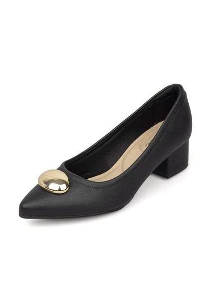 Tacon Bajo Cuadrado Napa Floather Negro Modare
