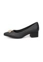 Tacon Bajo Cuadrado Napa Floather Negro Modare de MODARE