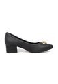 Tacon Bajo Cuadrado Napa Floather Negro Modare de MODARE