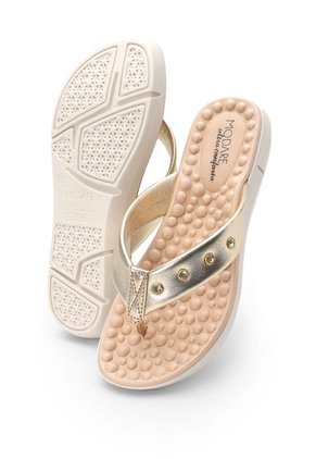 Sandalia Plataforma Dorado MODARE