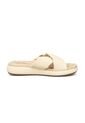 Sandalia Plana Nobuck Crema Modare de MODARE