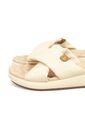 Sandalia Plana Nobuck Crema Modare de MODARE