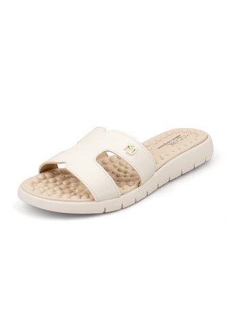 Sandalia Plana Napa Floather Nature Marfil Modare MODARE