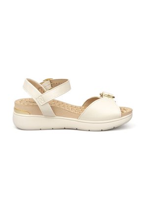 Sandalia Plana Marfil Napa Floather Modare