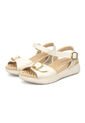 Sandalia Plana Marfil Napa Floather Modare de MODARE