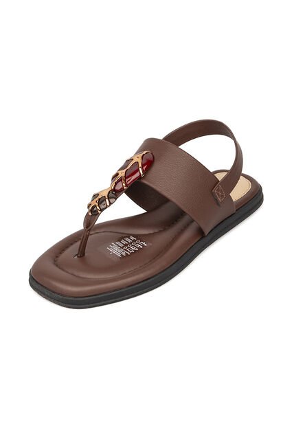 Sandalia Plana Café Modare
