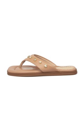 Sandalia Plana Dorado Nude Modare