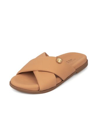 Sandalia Plana Ultra Soft  Nude-Camel Modare MODARE