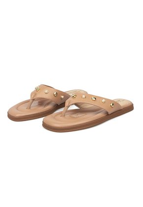 Sandalia Plana Dorado Nude Modare