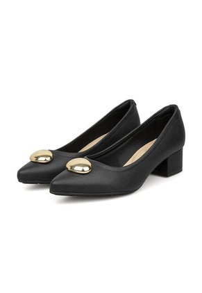 Tacon Bajo Cuadrado Napa Floather Negro Modare