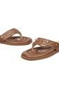 Sandalia Plana Café-Avellana Dorado Modare de MODARE