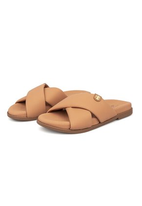 Sandalia Plana Ultra Soft  Nude-Camel Modare