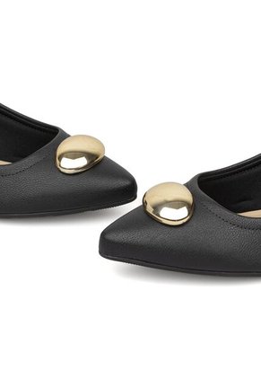 Tacon Bajo Cuadrado Napa Floather Negro Modare