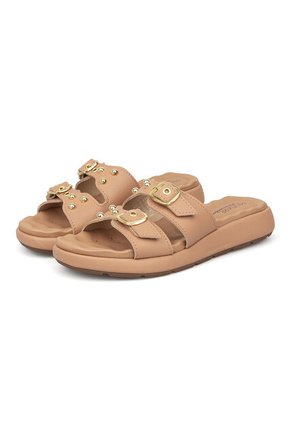 Sandalia Plana Nude Modare