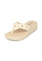 Sandalia Plana Tres Puntadas Crema Modare de MODARE