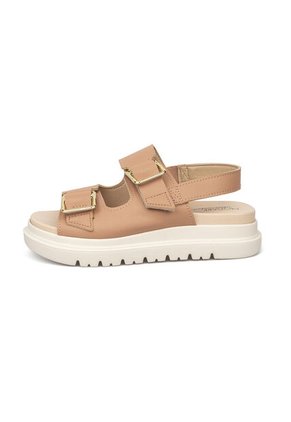 Sandalia Plana Chunky Nude Modare