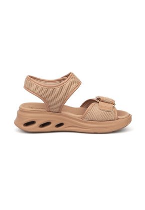 Sandalia Plana Confort Beige-Nude Modare