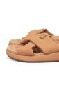 Sandalia Plana Nobuck Nude-Camel Modare de MODARE