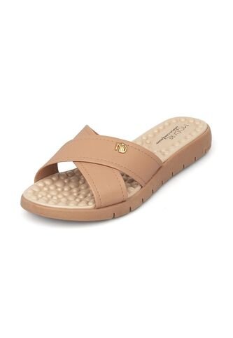 Sandalia Plana Nude Napa Floather Modare MODARE