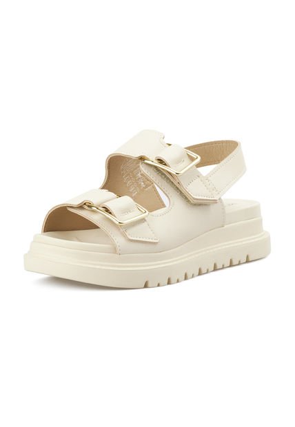 Sandalia Plana Chunky Crema Modare